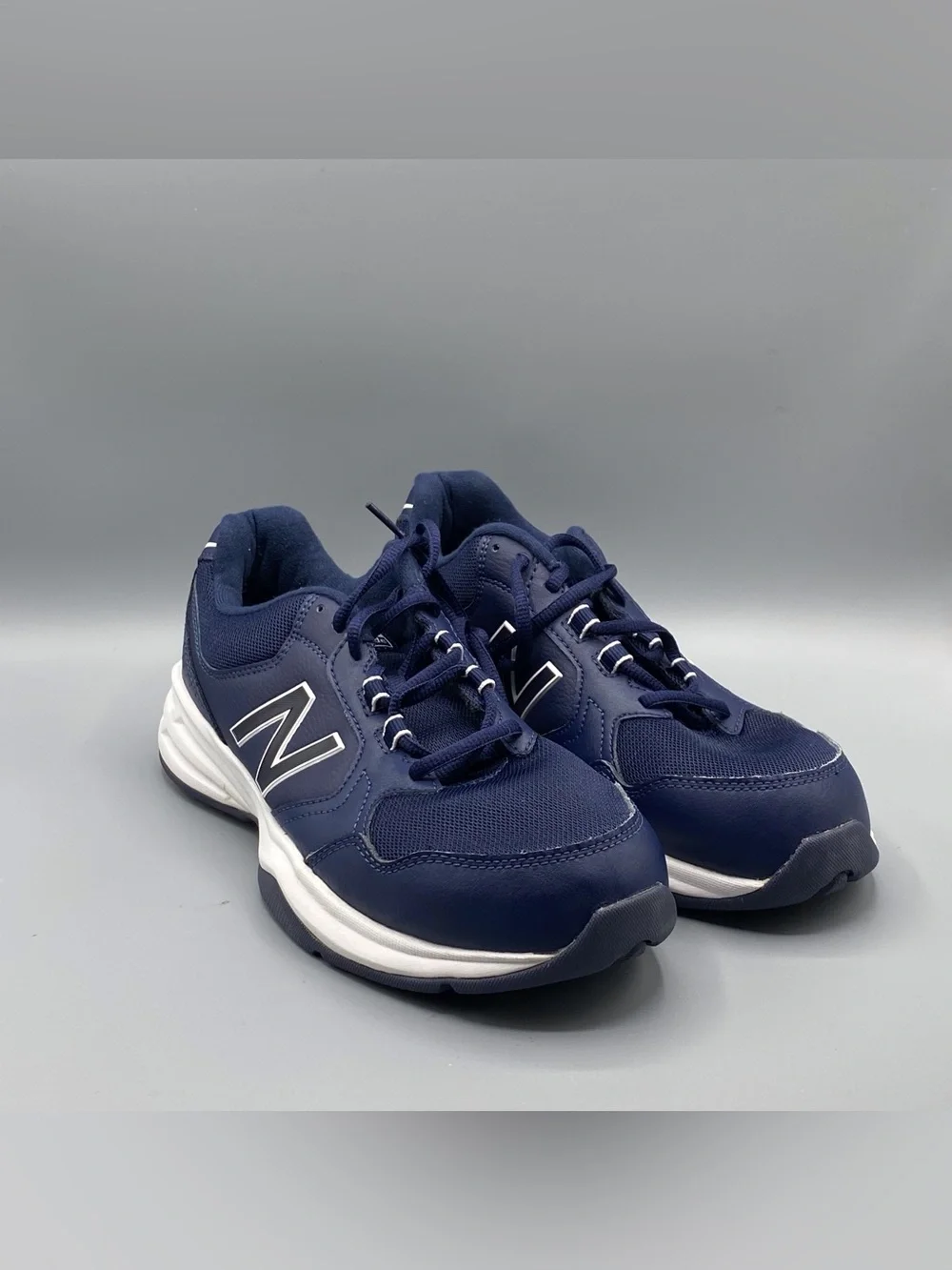 New Balance Mens Pigment/White 411 Athletic Walking Sneakers​